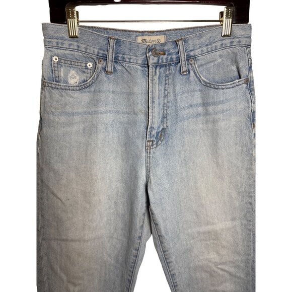 Madewell The Perfect Summer Jean Size‎ 28 Light Wash Denim 100% Cotton Straight - Picture 2 of 11